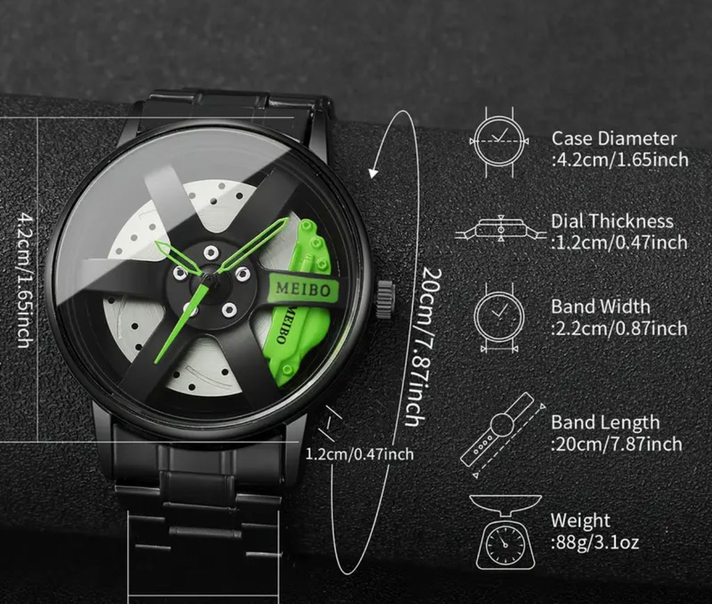 Men's Classic Quartz Watch – Large Round Dial