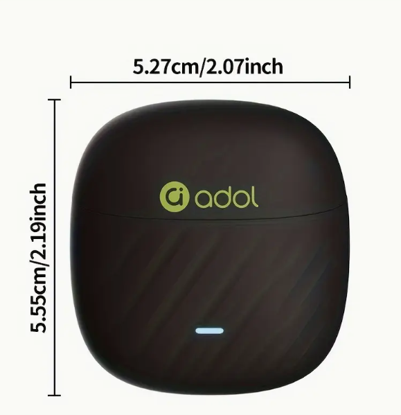 Adol Wireless Earbuds – Touch Control, Mic & Long Battery Life
