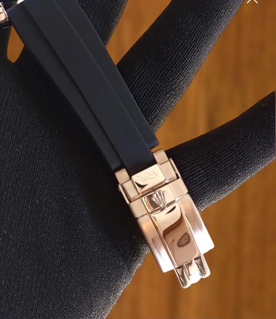 Luxury Rolex Style Watch Rotating Bezel & Calendar Date Feature