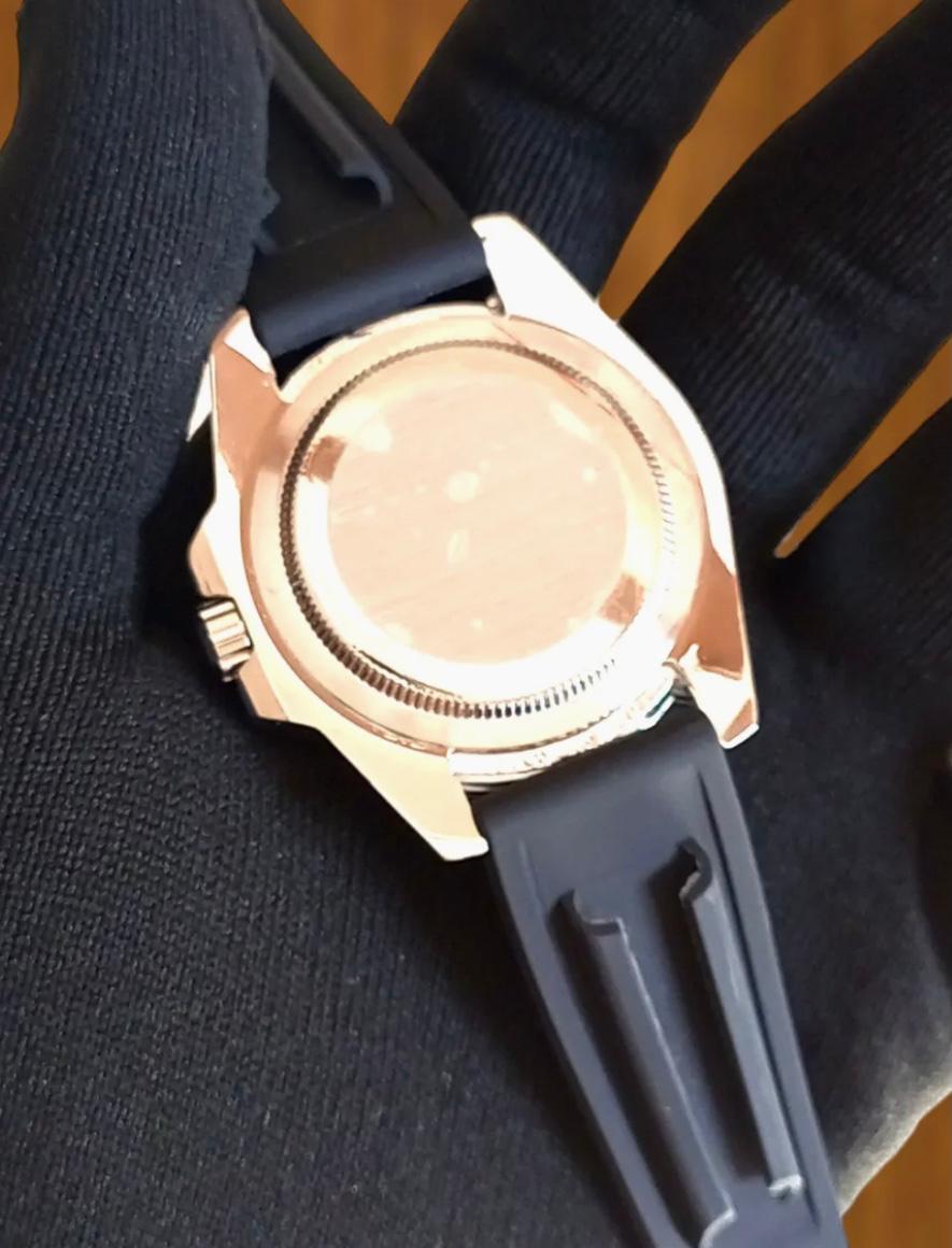 Luxury Rolex Style Watch Rotating Bezel & Calendar Date Feature